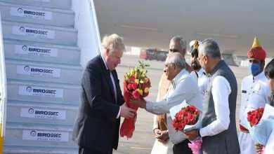 Photo of दो दिन के भारत दौरे पर आहमदाबाद पहुचें ब्रिटेन के प्रधानमंत्री बोरिस जानसन,दिल्ली में कल पीएम मोदी से करेगें वार्ता