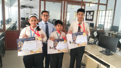 Photo of सिल्वरज़ोन कंप्यूटर ओलंपियाड में अल्मामातेर के विद्यार्थियों जीते गोल्ड मेडल
