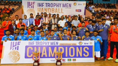 Photo of भारतीय हैंडबॉल टीम ने यूथ व जूनियर पुरुष आईएचएफ ट्रॉफी  में जीते दोहरे खिताब