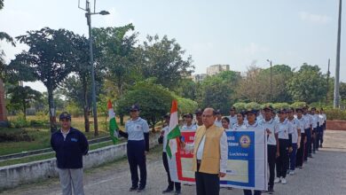 Photo of भाषा विश्वविद्यालय के एनसीसी बालिका इकाई द्वारा राष्ट्रीय एकता दिवस का आयोजन