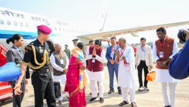 Photo of राष्ट्रपति द्रौपदी मुर्मू छतरपुर जिले में स्थित बागेश्वर धाम पहुंचीं