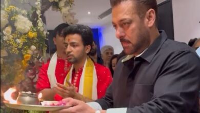 Photo of सलमान खान ने परिवार संग की गणपति आरती, वीडियो हुआ वायरल