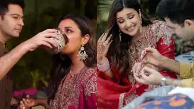 Photo of फिल्मी सितारों ने साझा किए करवा चौथ के खूबसूरत पल, परिणीति चोपड़ा बनीं चर्चा का केंद्र