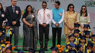 Photo of जीआरएम स्कूल की ‘अपग्रेडिंग सेरेमनी’ बनी यादगार, नन्हे विद्यार्थियों ने बिखेरा प्रतिभा का रंग