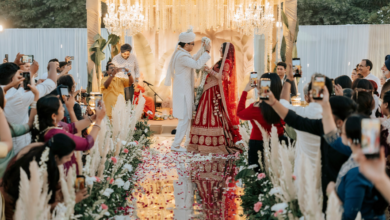 Photo of दो संस्कृतियों का संगम बनी शादी, जर्मनी से शुरू हुई प्रेम कहानी का गुरुग्राम में भव्य समापन