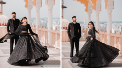 Photo of ब्लैक ब्राइडल फैशन का जलवा: 10+ लहंगों ने जीता दिल