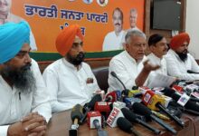 Photo of नामांकन पत्र रद्द कर लोकतंत्र की हत्या कर रही मान सरकार : सुनील जाखड़
