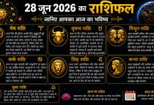 Photo of 28 जून 2026 का दैनिक राशिफल