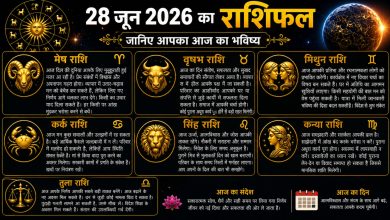 Photo of 28 जून 2026 का दैनिक राशिफल