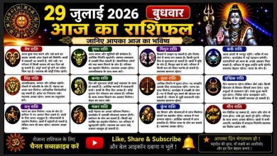 Photo of 29 जुलाई 2026 का राशिफल