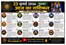 Photo of 23 जुलाई 2026 का राशिफल
