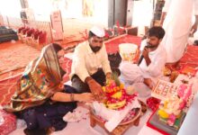 Photo of चौक में गणेश चतुर्थी उत्सव का शुभारंभ, विधि-विधान से हुई गणपति बप्पा की स्थापना