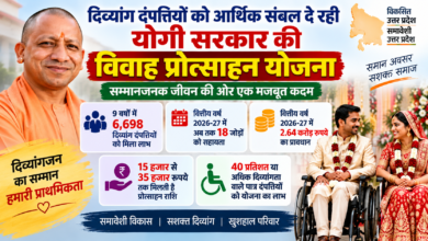 Photo of दिव्यांग दंपत्तियों को आर्थिक संबल दे रही योगी सरकार की विवाह प्रोत्साहन योजना
